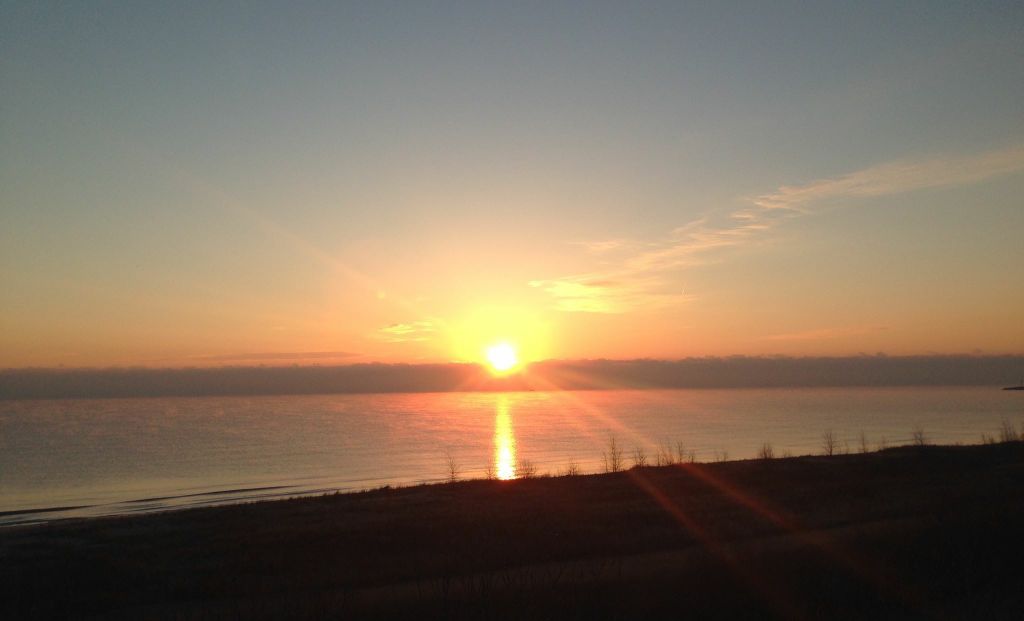 Racine sunrise